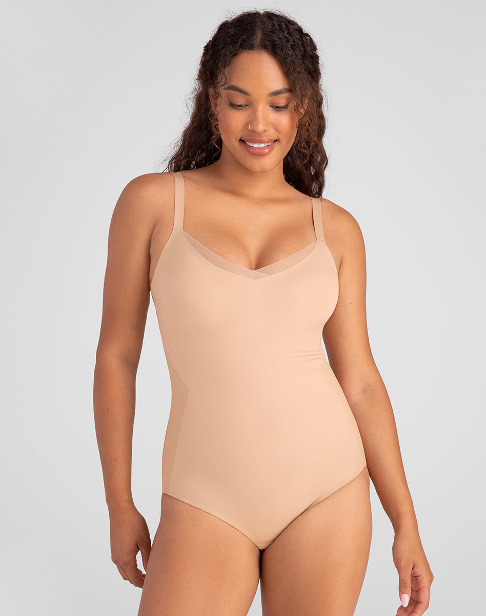 Chic CrossOver Cami Bodysuit for Effortless Style