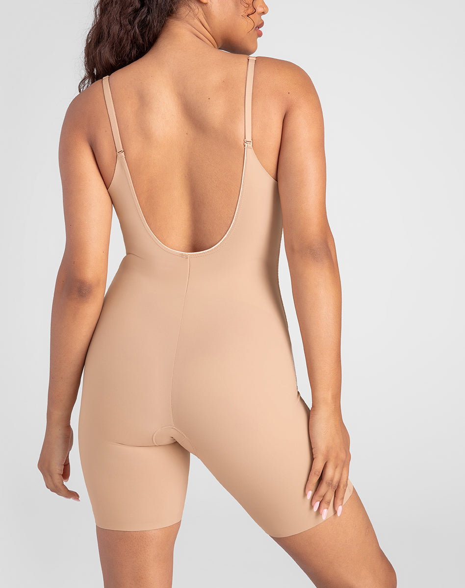 Chic Low-Back Bodysuit for Effortless Elegance