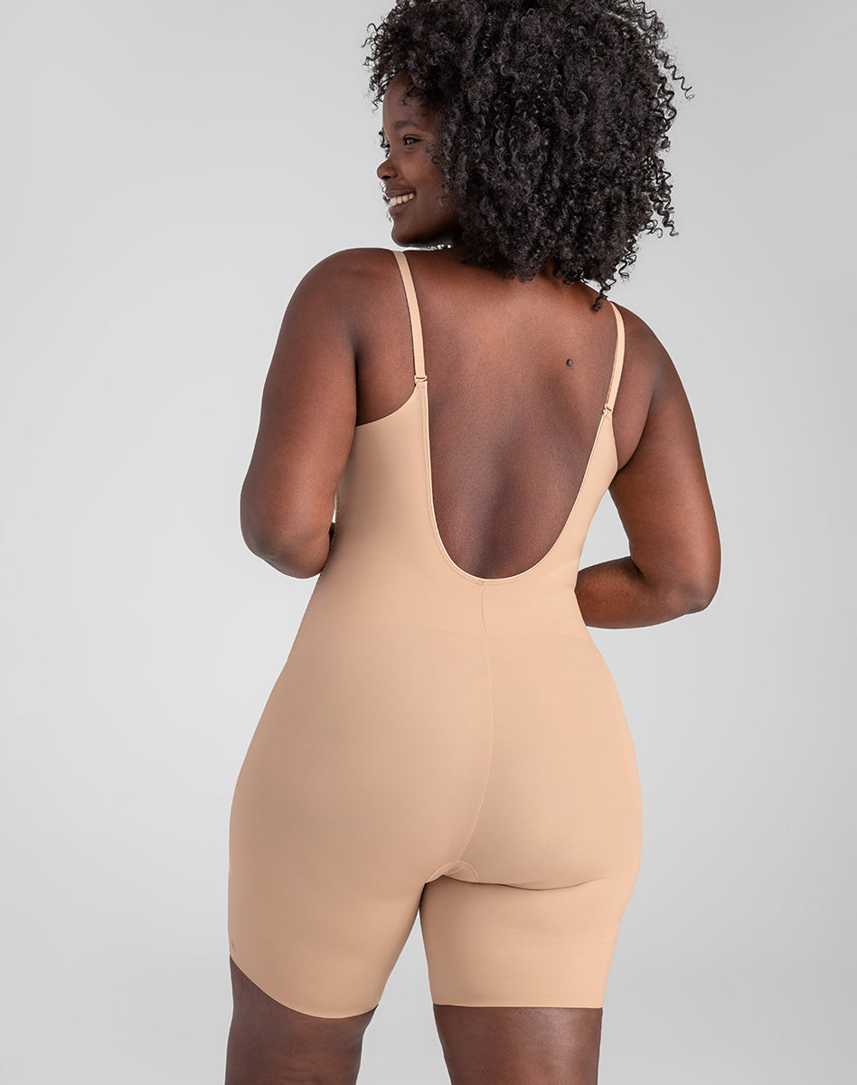 Chic Low-Back Bodysuit for Effortless Elegance