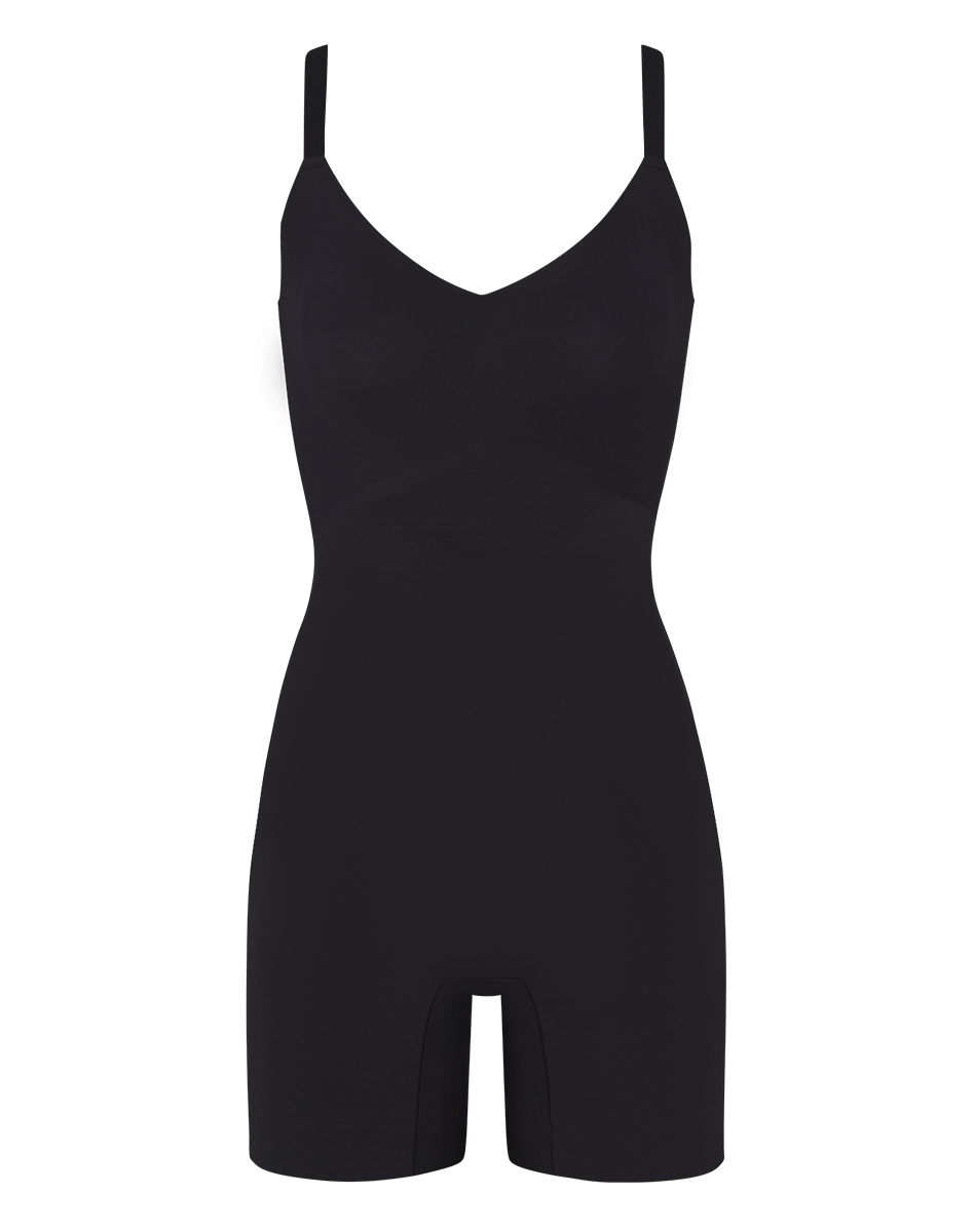 Chic Mid-Thigh Bodysuit for Effortless Style