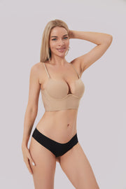 Comfit™ Ivy - Stylish Low Cut & Backless Invisible Bra for Ultimate Comfort